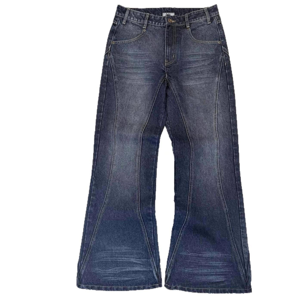 Mens Vintage Washed Distressed Jeans