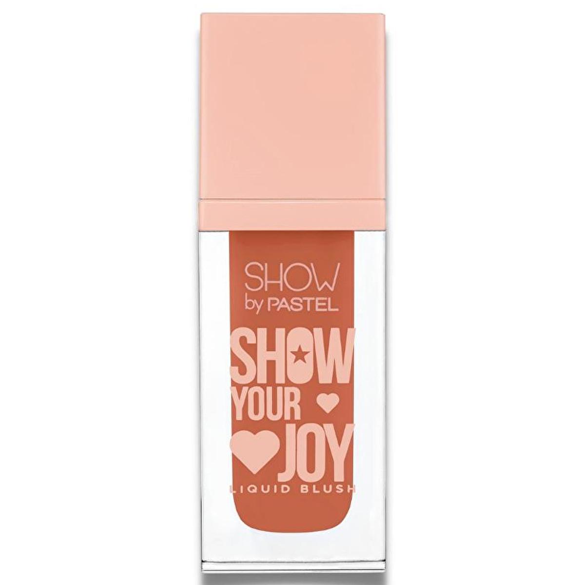 Pastel Show Your Joy Liquid Blush - Natural, Long-Lasting Cheek Color for Sensitive Skin, Vegan & Cruelty Free