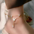 New Versatile Colorfast Stylish And Luxurious Titanium Steel Anklet