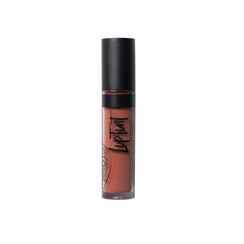 PuroBio Matte Finish Lip Tint - Vibrant Long-Lasting Creamy Lip Color for Individuals Seeking Comfort