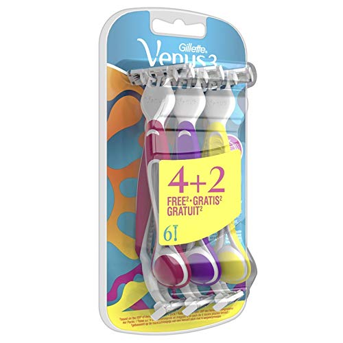 Gillette Venus Disposable Women's Razor - 6 Count | 3 Blades