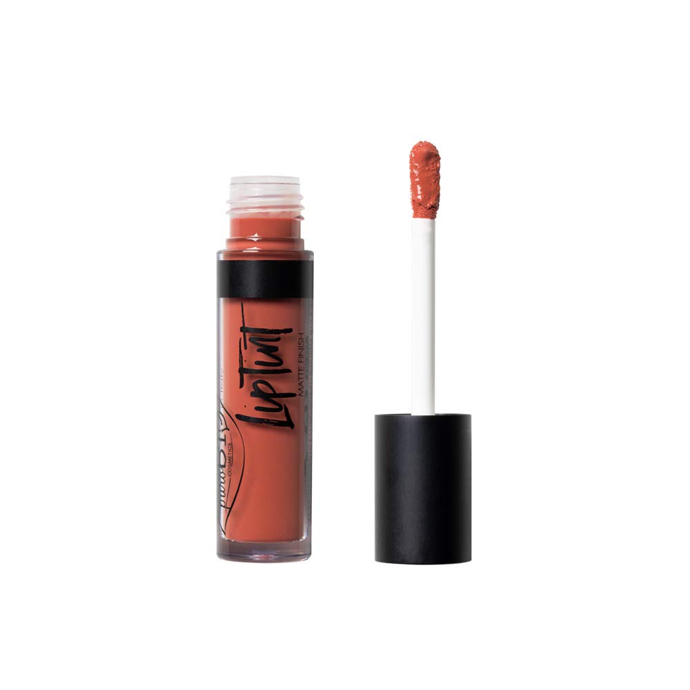 PuroBio Matte Finish Lip Tint - Vibrant Long-Lasting Creamy Lip Color for Individuals Seeking Comfort