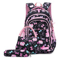 Light & Water-Repellent Student Backpack Set