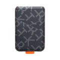 Unisex Portable ID Card Holder With Letter Patterns