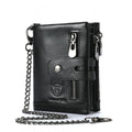 Captain Bull Mens Genuine Leather Phone Holder Wallet, Multi-functional