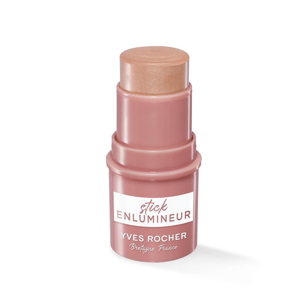 Yves Rocher Highlighter Stick - Creamy Makeup Highlighter with Monoi Scent & Coconut Oil for Radiant Glow