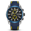 Multi-function Timing Sports Silicone Men's Quartz Sports Watch