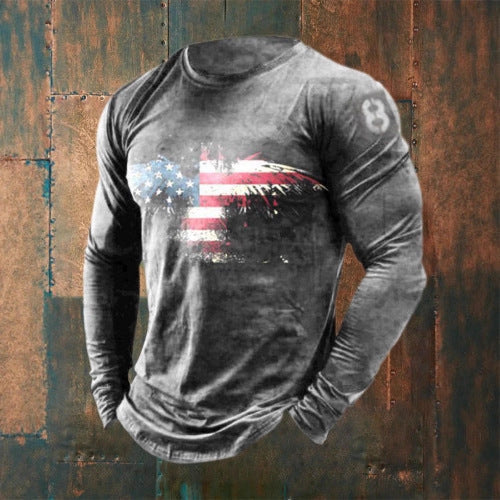 Casual Versatile Custommade European And American Style Round Neck, Long Sleeves