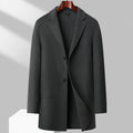 Men's Mid-Length Double-Faced Wool Coat