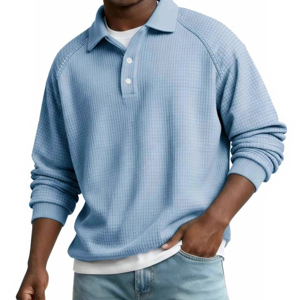 Mens Casual Stylish Long-sleeve Top