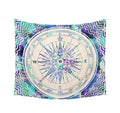 Green & Blue Mandala Tapestry - 210x150cm