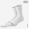 Bullfight Basketball Knee-high White Athletic Socks