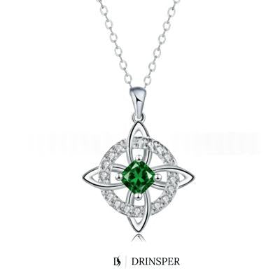 Mystical Birthstone Witches' Knot Necklace