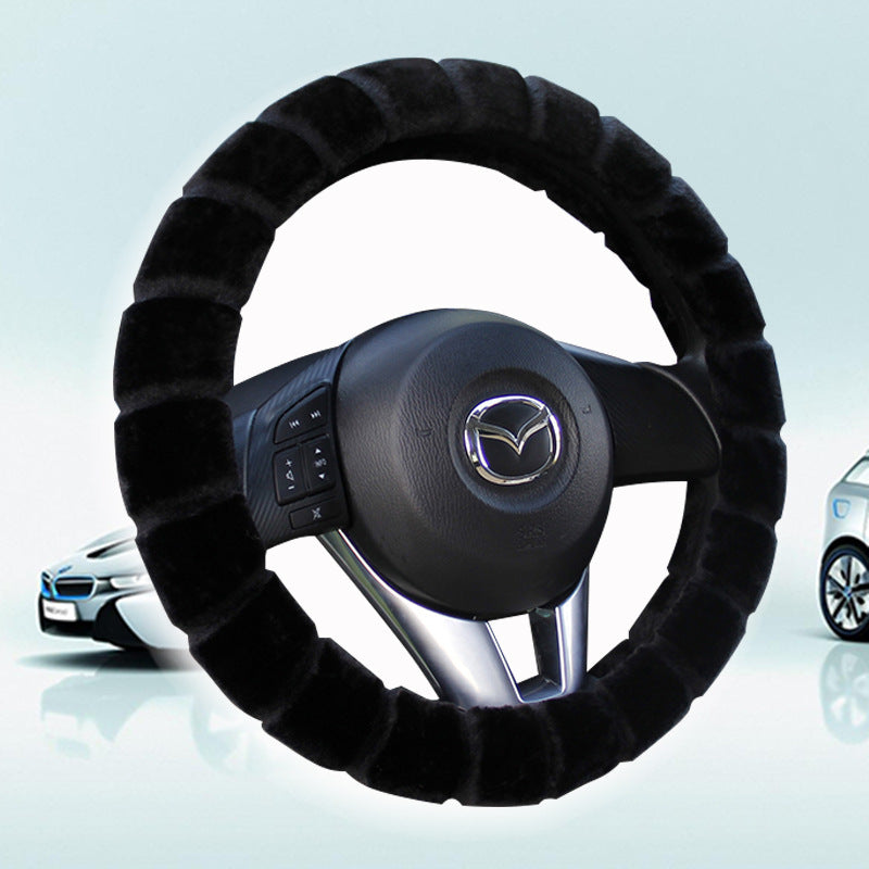Velvet Plush Winter Steering Wheel Grip