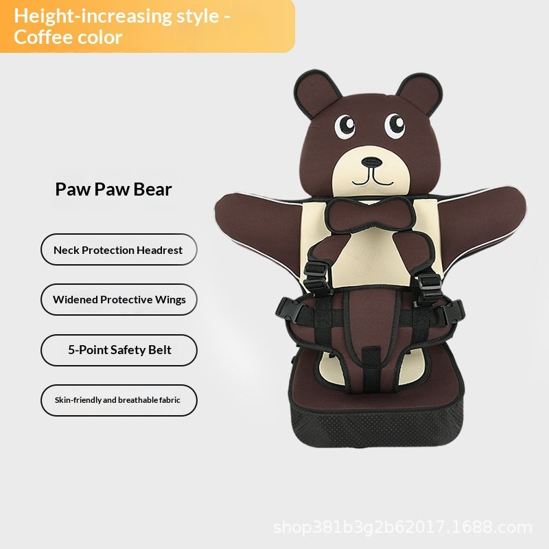 Infant Safe Seat Mat Portable Baby Safety Seat Children's Chairs Updated Version Thickening Sponge Kids Car Stroller Seats Pad