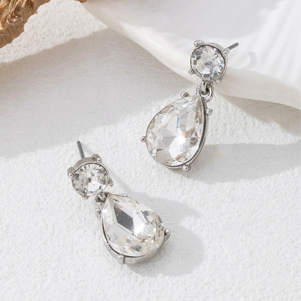 Wholesale Floral Interlinked Drop Earrings, New Niche Design Women  Earrings, European American High End Light Luxury Jewelry