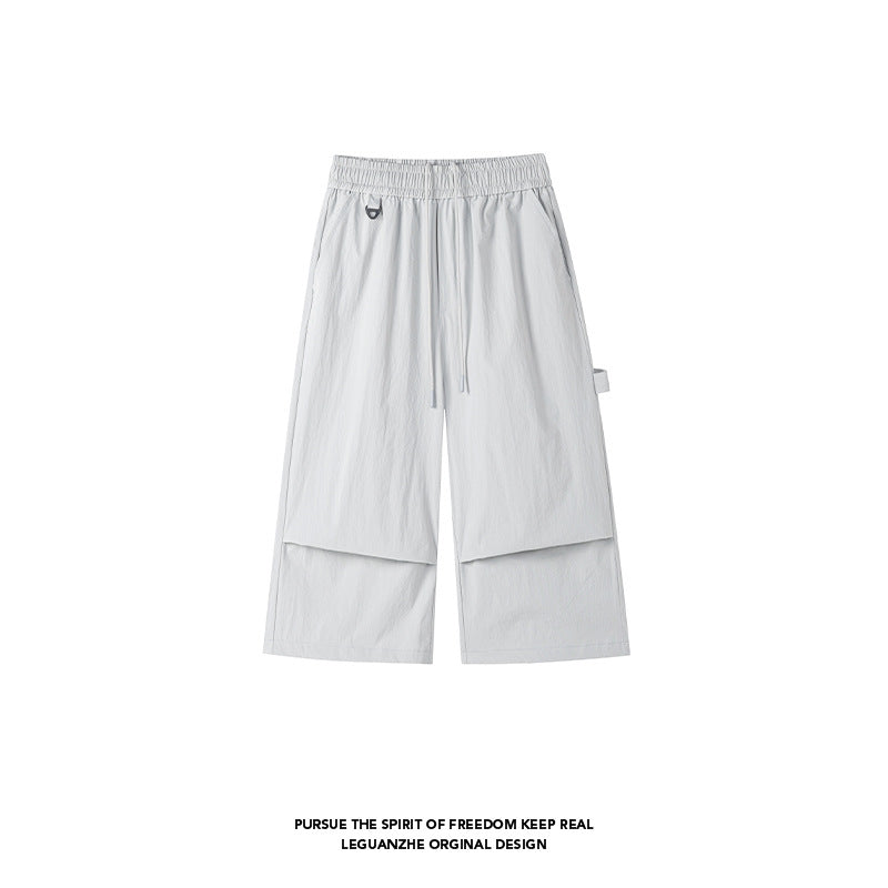 American-style Vintage Patchwork Work Pants