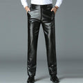 Springautumn Lightweight Cold-resistant  Straight-leg Plus-size Pants For Menwaterproof Windproof And Lined With Fleece
