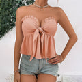 Women's New Sexy Bustier Tie-Waist Sleeveless Vest