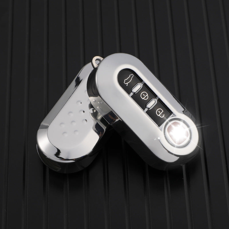 Silicone Key Fob Cover Case for - 3 Button Folding Remote Key Shell Protector