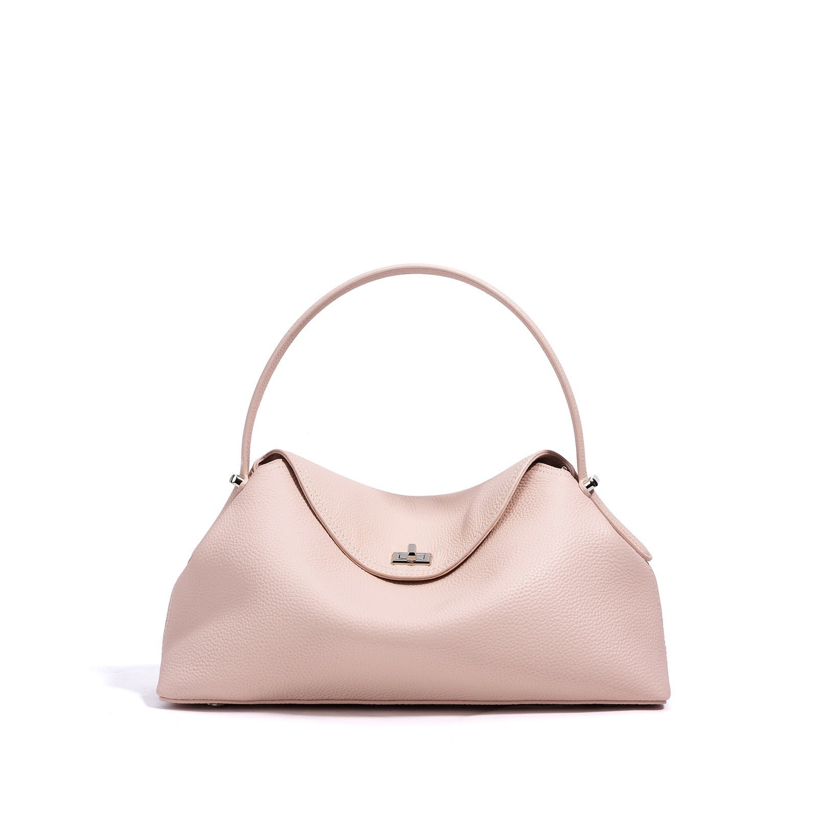 Genuine Leather Commuter Versatile Single-shoulder Women's Crossbody Bag, Simple, Large Capacity, Premium First-layer Cowhide Handbag