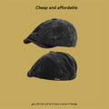 Corduroy Eight-panel Cap Men's Japanese Retro Literary