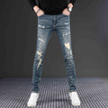 Men's Slim Fit Skinny Ripped Jeans