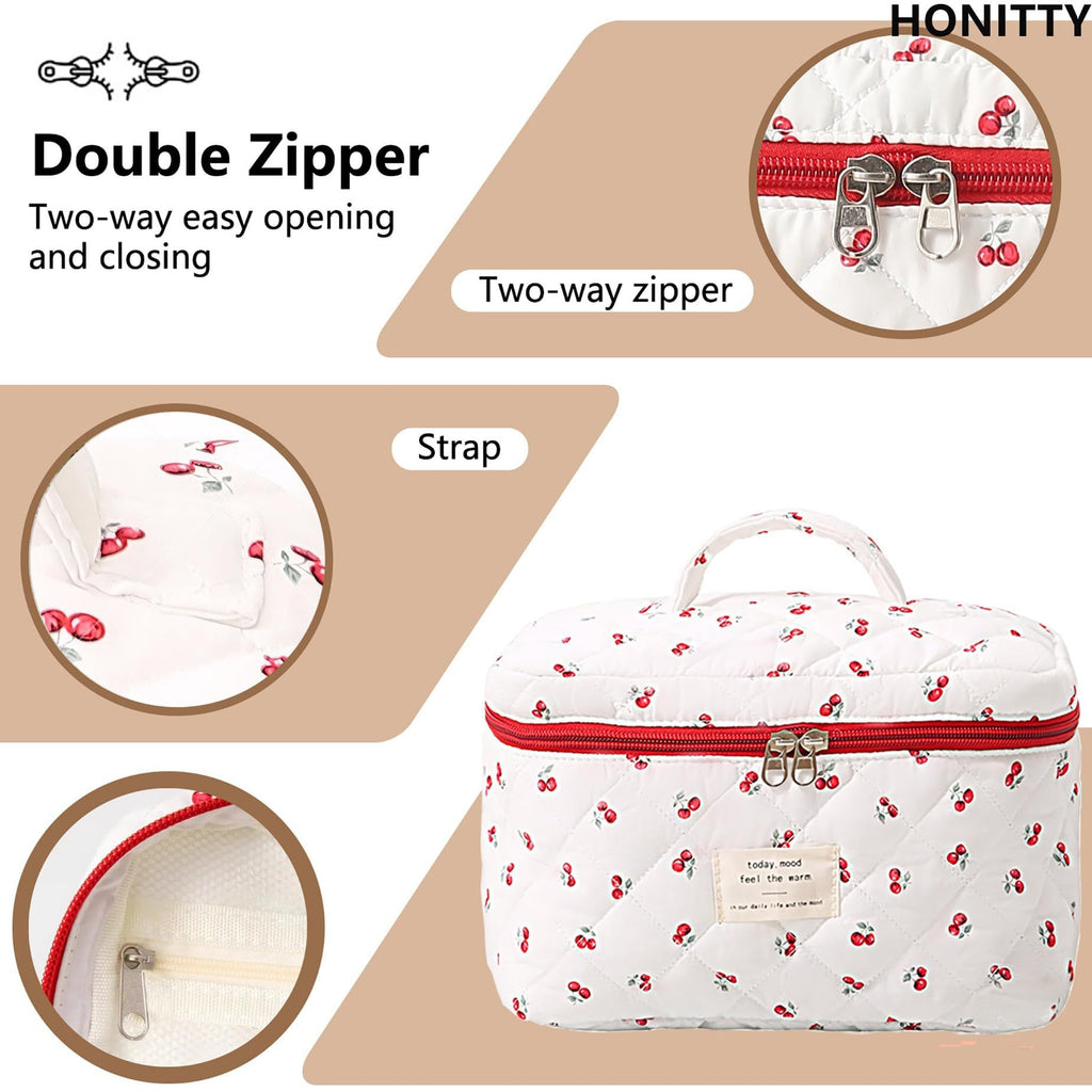 Floral Home Storage Cosmetic Bag