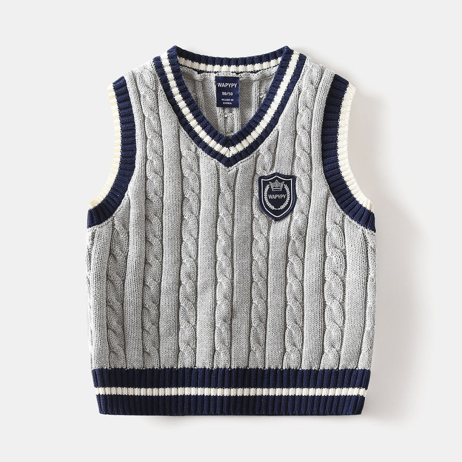 Boy's Knitted Vest Baby