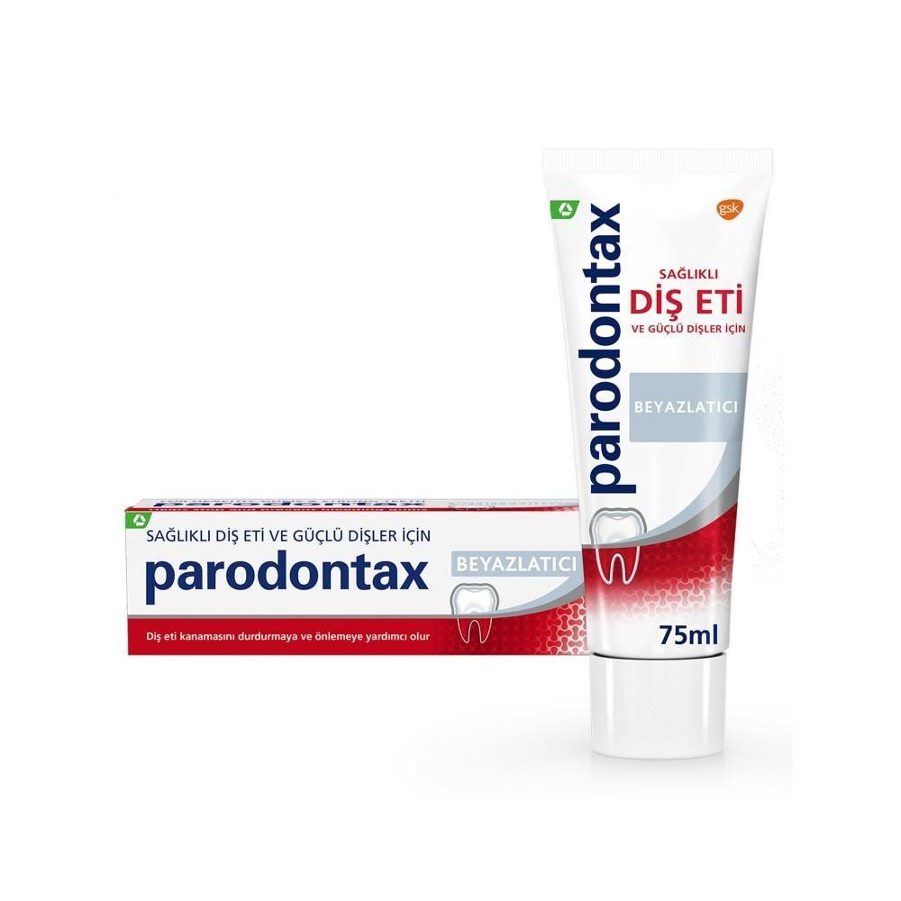 Parodontax Advanced Whitening Toothpaste 75ml - Fluoride Toothpaste for Healthy Gums & Whiter Teeth