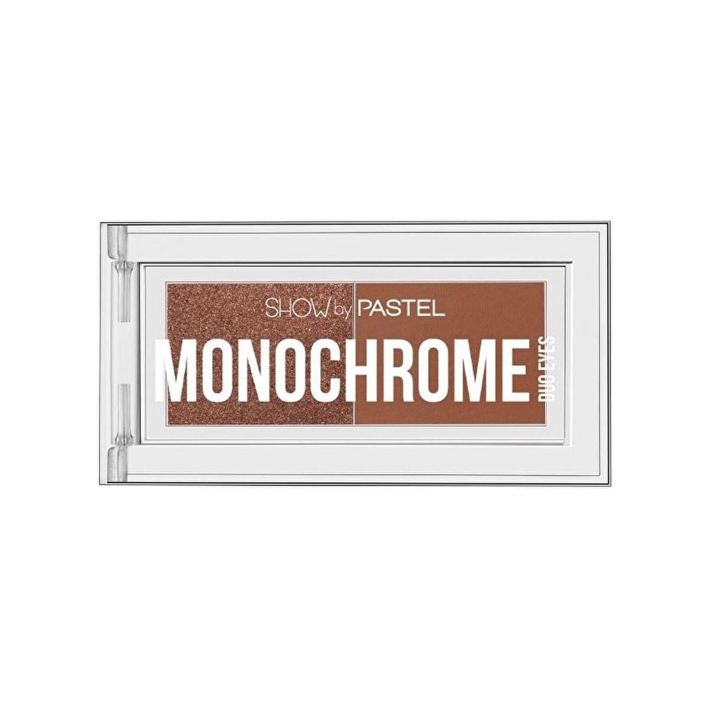 Show by Pastel Monochrome Duo Eyeshadow Palette - Cruelty-Free, Natural Tones, Portable Makeup