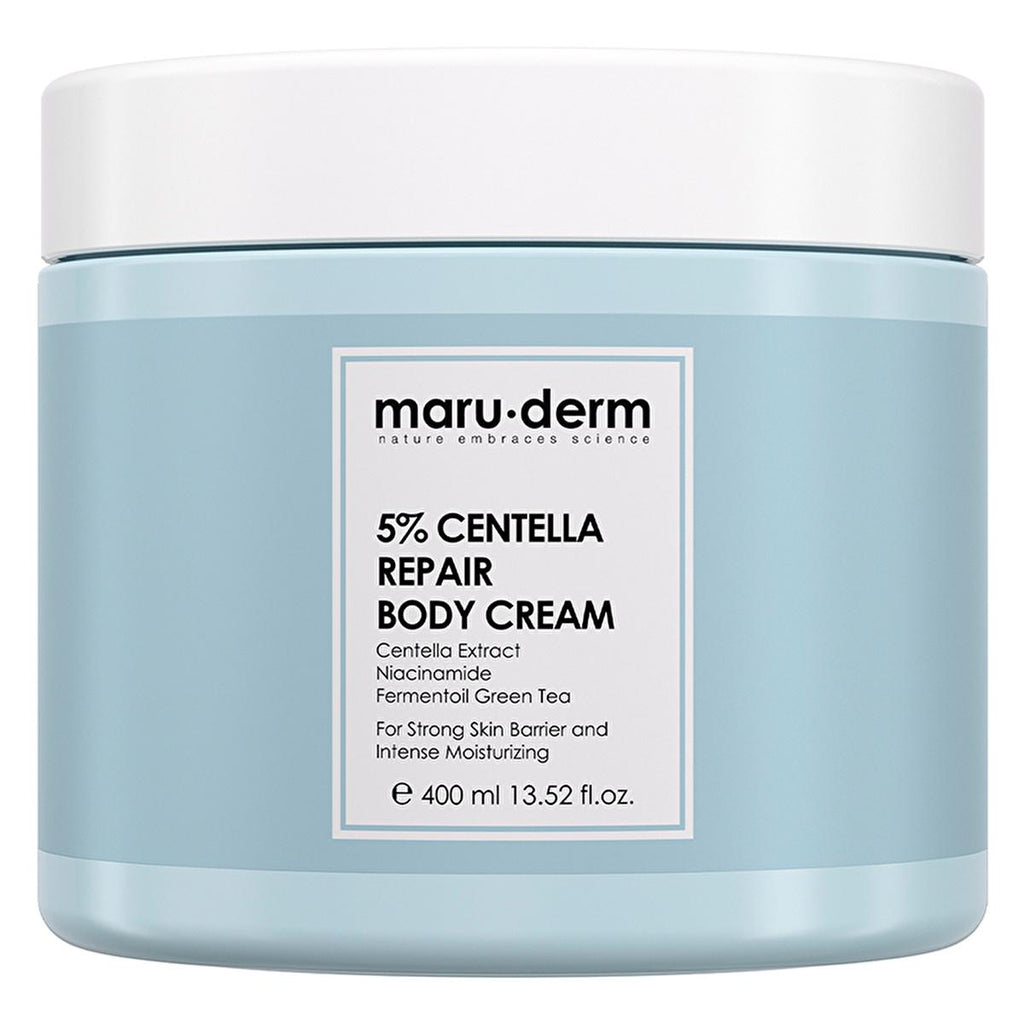 Maruderm Centella Body Moisturizer Cream for Sensitive Skin - 13.53 fl oz, Natural Ingredients, Soothing & Hydrating