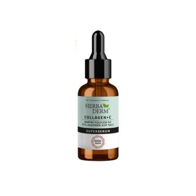 Herbaderm Collagen C Superserum 30ml - Anti-Aging Skincare, Natural Collagen Serum for Skin Firmness and Hydration