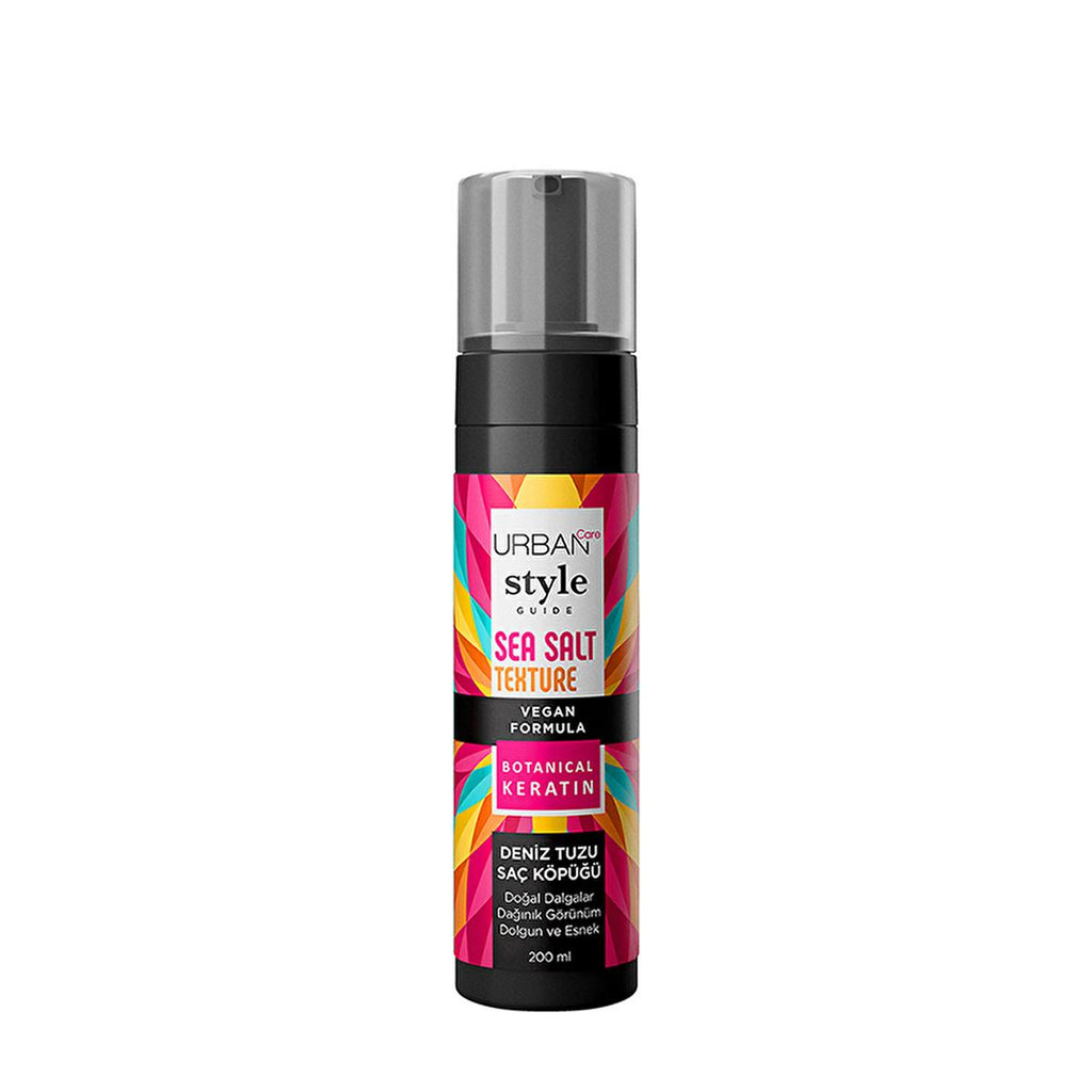 Urban Care Sea Salt Hair Mousse 200ml - Volumizing Hair Mousse with UV Protection