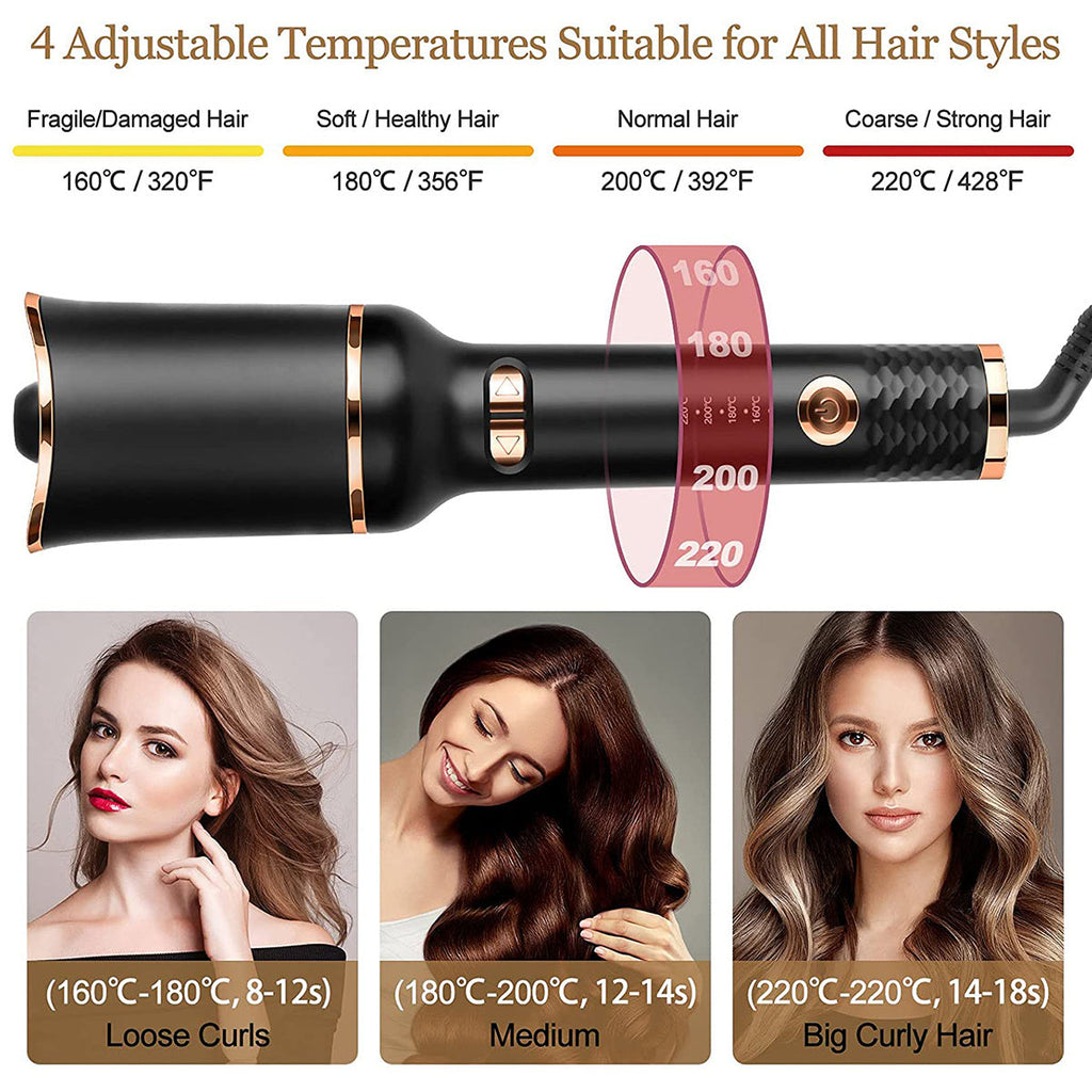 Auto-Rotating Curling Wand Styler