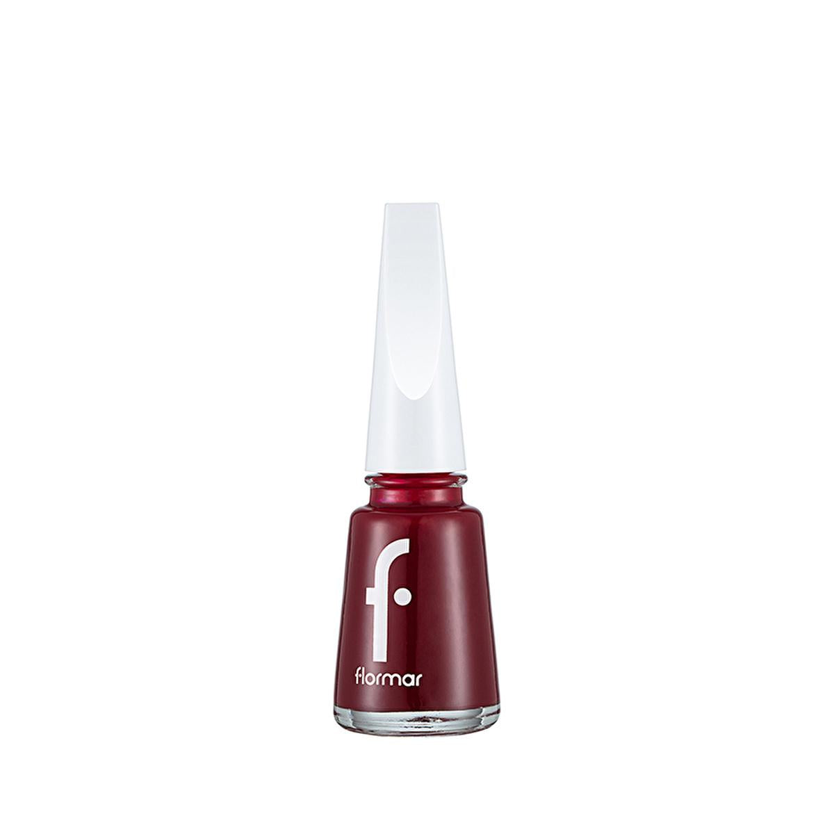 Flormar Red Velvet Nail Enamel: Intense Pigment, Long Lasting, Chip Resistant, Shiny Finish Ð Professional Quality Nail Polish