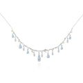 S925 Silver Natural Topaz Necklace