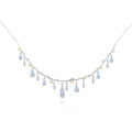 S925 Silver Natural Topaz Necklace
