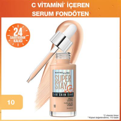 Maybelline New York Super Stay Skin Tint Foundation Makeup - Lightweight, Long-lasting Coverage with Vitamin C