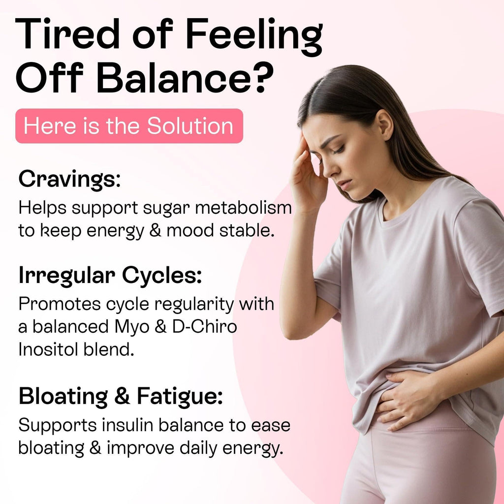 Myo Inositol D Chiro Inositol Supplement for Women Hormone Balance Healthy Ovarian Support 40:1 Myo Inositol Blend with Folate Vitamin D3 B12 & 20 Billion CFU Probiotics 60 Capsules