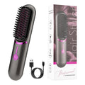 Wireless Straight Comb USB Charging Hairdressing Comb Rolls