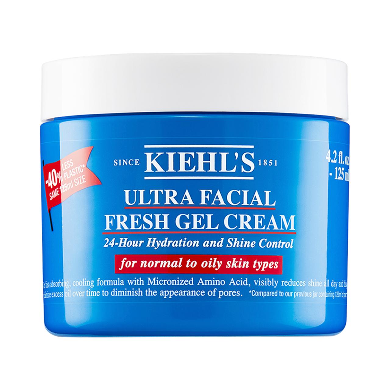 Kiehl's Ultra Facial Oil-Free Gel Moisturizer: 24-Hour Hydration, Shine Control & Pore Minimizing for Oily Skin
