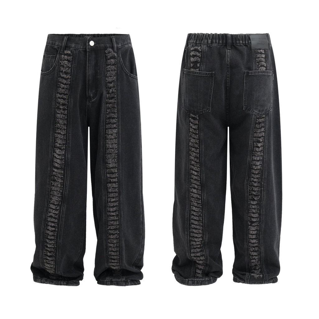 Men's Street Fashion Loose Hole Trousers