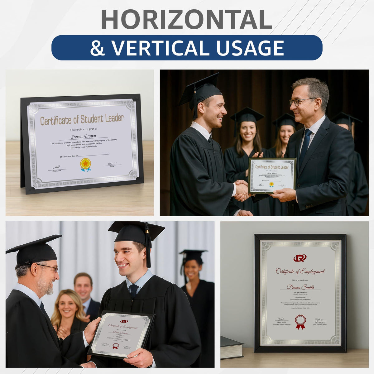 50 Certificate Paper 8.5 x 11 inch for Printing Blank Certificate Papers for Award Certificates & Diploma Paper Premium Silver Foil Award Papers Cardstock for Awards Certificates Graduation