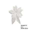 French-style Chic Three-dimensional Black-and-white Organza Large Flower