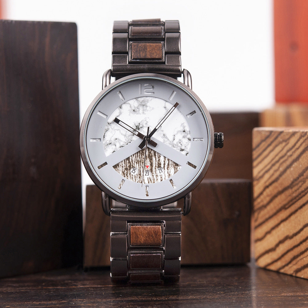 Mens Sporty Wooden Watch R30