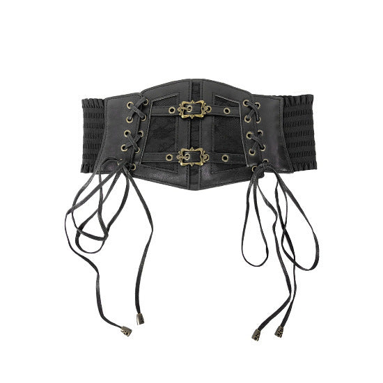 Vintage Lace Strap Elasticated Waist Belt