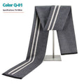 Men's Winter Warm Striped Business Scarf