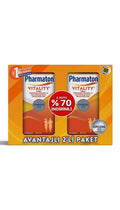 Pharmaton Vitality Multivitamin Supplement - Boost Energy & Support Overall Health with Ginseng G115 - 60 Tablets (2 x 30 Tablet Packs)