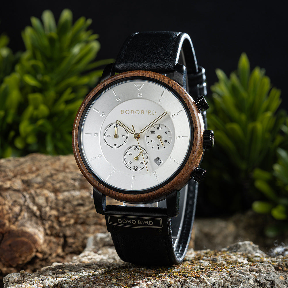 Wooden Mens Vintage Watch